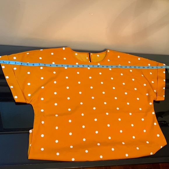 Polk-a-Dot Shein Blouse - Picture 3 of 6